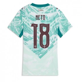 Portugal Pedro Neto #18 Borte skjorte til dame VM 2026 Kortermet